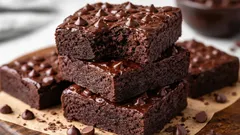 Čokoládové brownies bez múky za 20 minút – ideálna voľba, keď máte chuť na niečo sladké.